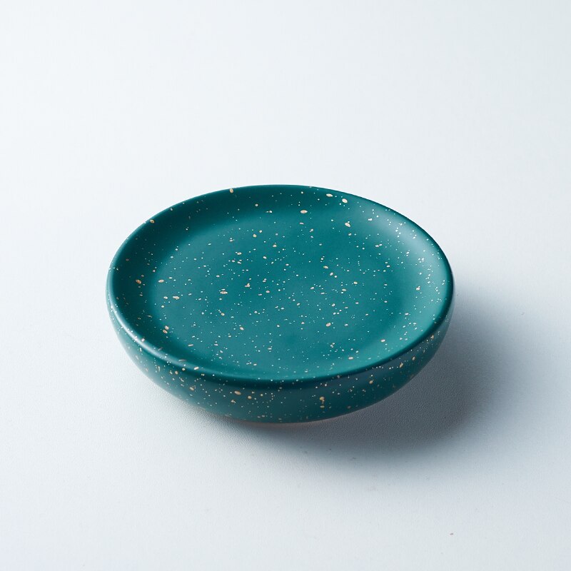 Bathroom Ceramic Soap Box, Soap Dish, Ceramic Household Hotel Soap Box Soap Dish: A02