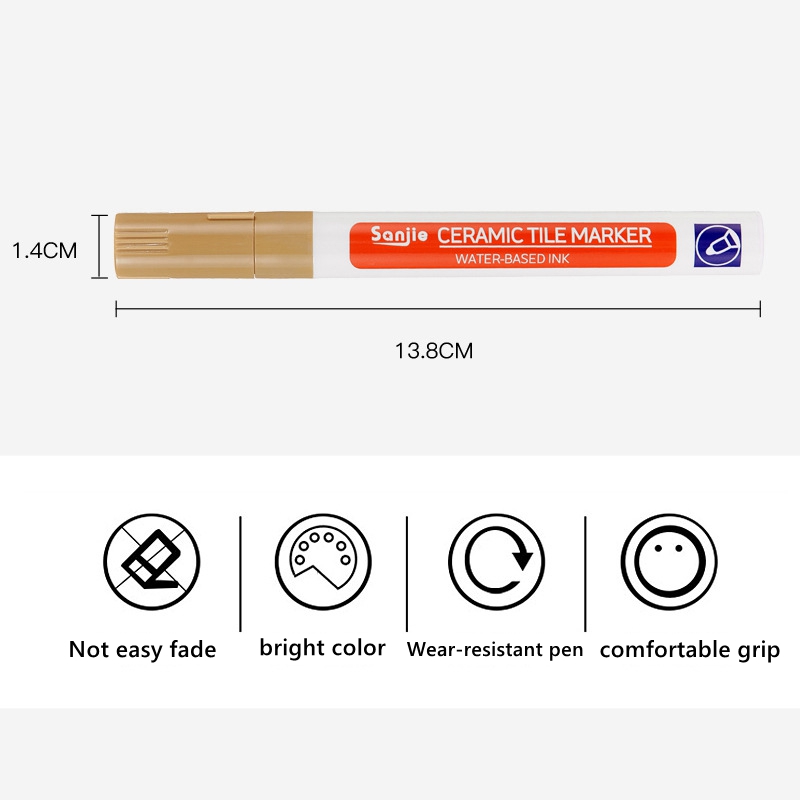 Stylo marqueur de restauration de coulis de mur de stylo de carrelage de coulis blanc imperméable pour des stylos de réparation de couture de décontamination de sol de mur de salle de bains