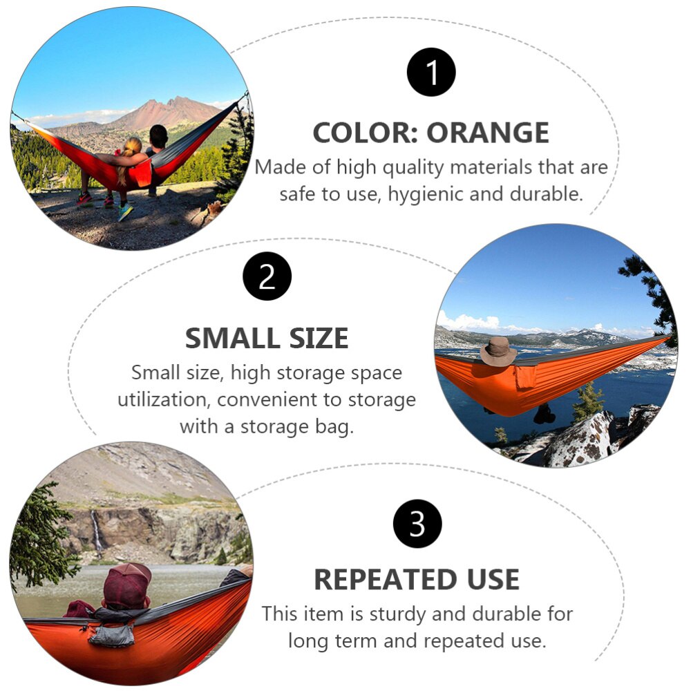 Camping Travel Hiking Hammock Lightweight Outdoor Portable Hammock Swing