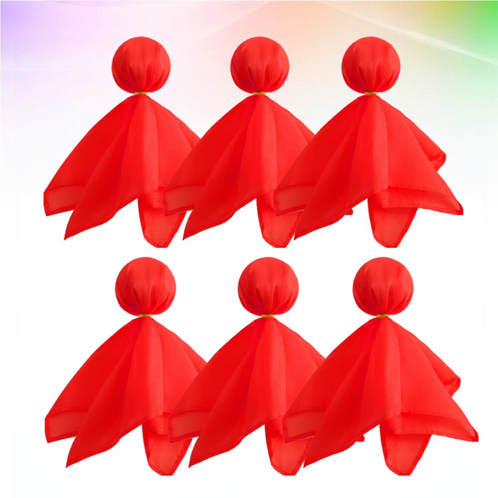 6pcs Soccer Penalty Flag Tossing Flags Football Sports Penalty Props Football Game Accessory for Outdoor (Yellow)