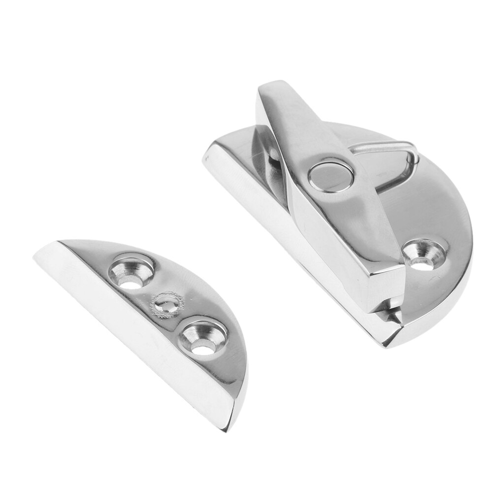 55mm 2.17Inch Boat Twist Lock Round Door Cabinet Hatch Catch Latch Stainless Steel