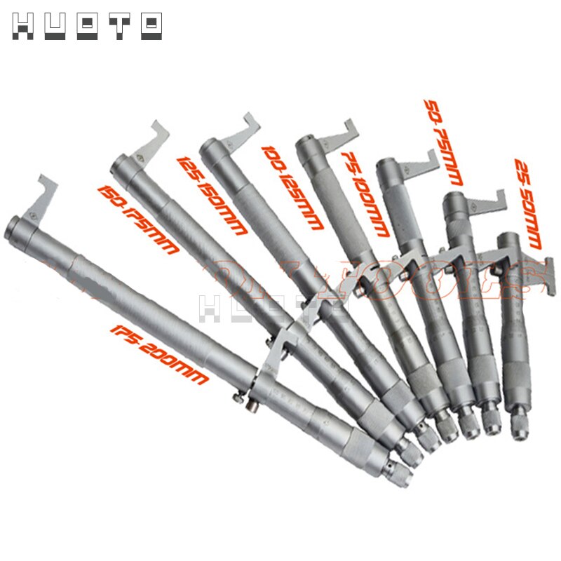 Micrómetro interior 5-30/25-50/50-75/75-100mm/100-125mm/125-150mm/150-175mm, calibrador de tornillo, micrómetros métricos, herramientas de medición de carburo