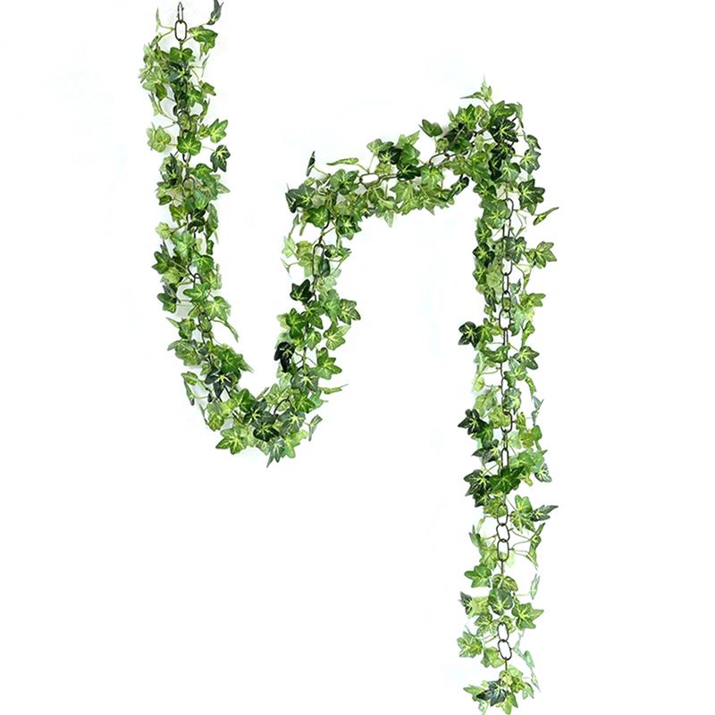 5.91ft Artificial Garland Lifelike Ivy Leaves Garland Faux Garland for Wedding