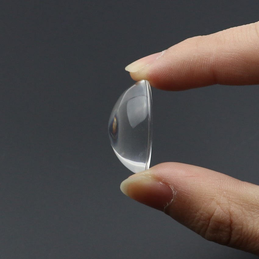 6 8 10 12 13 14 15 16 20 25 30 35 40 mm Mini Optical Glass Lens LED Optics Plano Convex Condenser Glass No steps / no edge Lens