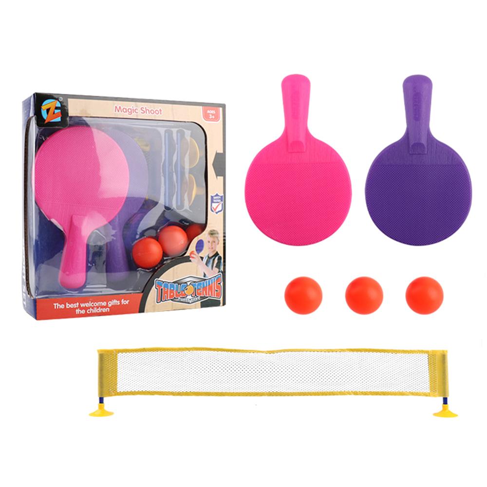 Portable Table Tennis Set 1.9M Telescopic Net Rack 1 Pair Table Tennis Paddle Pingpong Training Accessories Set: Net E For Child