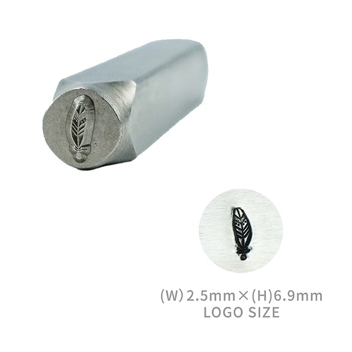 Gör-det-själv-symbol metallstans metallstämpelsats trädläderstämplar, läderlogotyptryckverktyg, smyckesstämpling 1/4 (6mm): Sm021