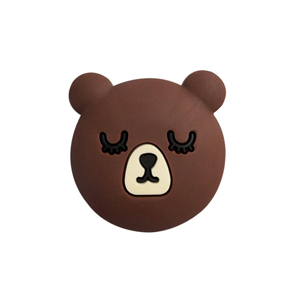Mute Deur Stoppers Muur Bescherming Veiligheid Schokdemper Deurklink Bumpers Security Pu Waterable Transparante Muur Protectors: B-Bear