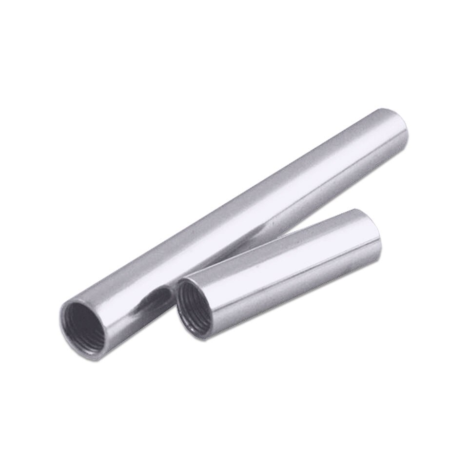 2 Pcs Inner M10 Vrouwelijke Draad Beide Uiteinden Hebben 10 Mm Binnendraad Holle Staaf Vloerlamp Tafellamp Fotografie lamp Rechte Buis
