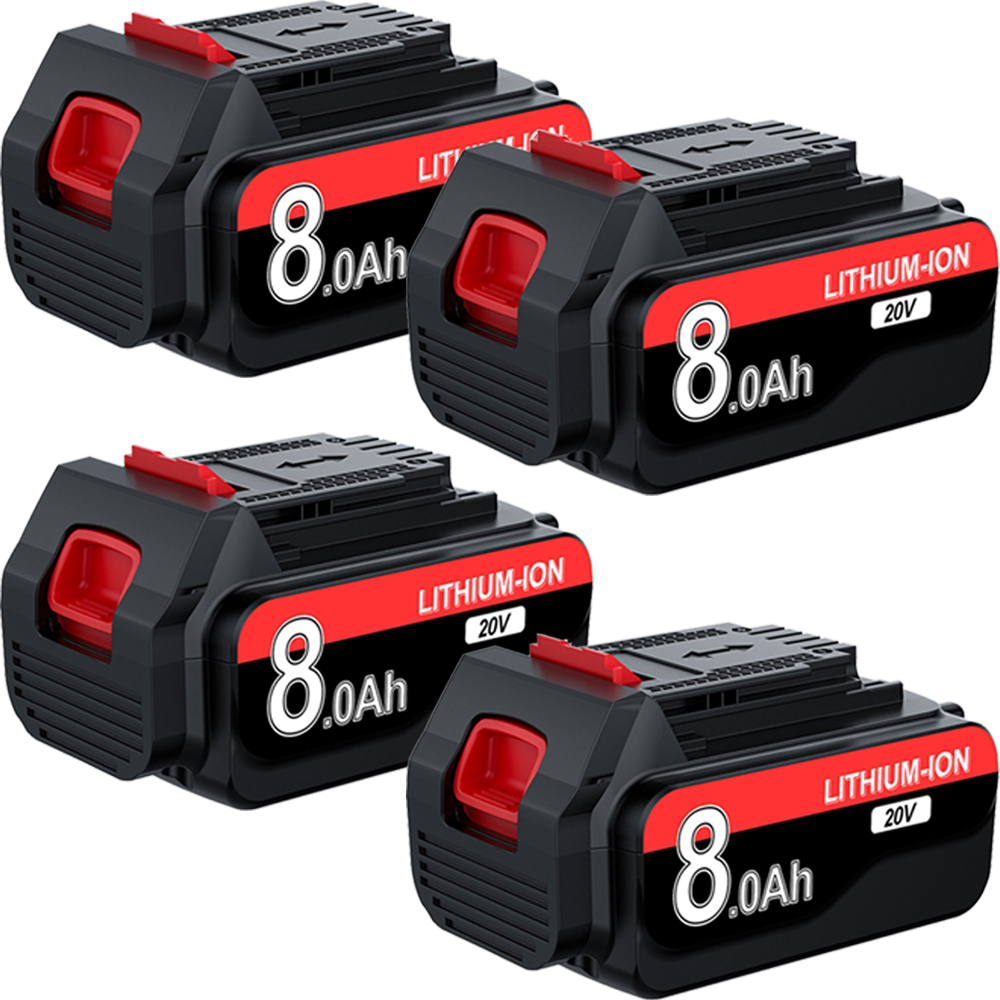 per Nero decker LBXR20 Batteria al litio 20V 8.0/3.0ah LBXR20 LB20 LBX20 LBXR2020 LB2X4020-OPE Utensili elettrici e caricabatteria
