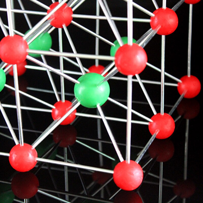 Ocho células de cloruro de cesio modelo de estructura cristalina, modelo molecular de ocho Cubos CsCl, material didáctico de Química