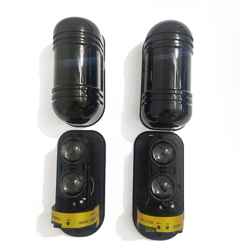 150m Sensor Alarm Dual Beam Photoelectric Infrared Detector For Home Security Perimeter Protection And Intrusion Detection