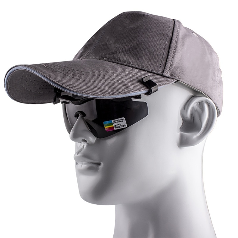 golf Polarizzati Occhiali Da Pesca Cappello Visiere di sport Pinze cappucci clip Su Occhiali Da suola per Andare in Bicicletta Da trekking Prevenzione Abbagliamento UV400 CY01 2020