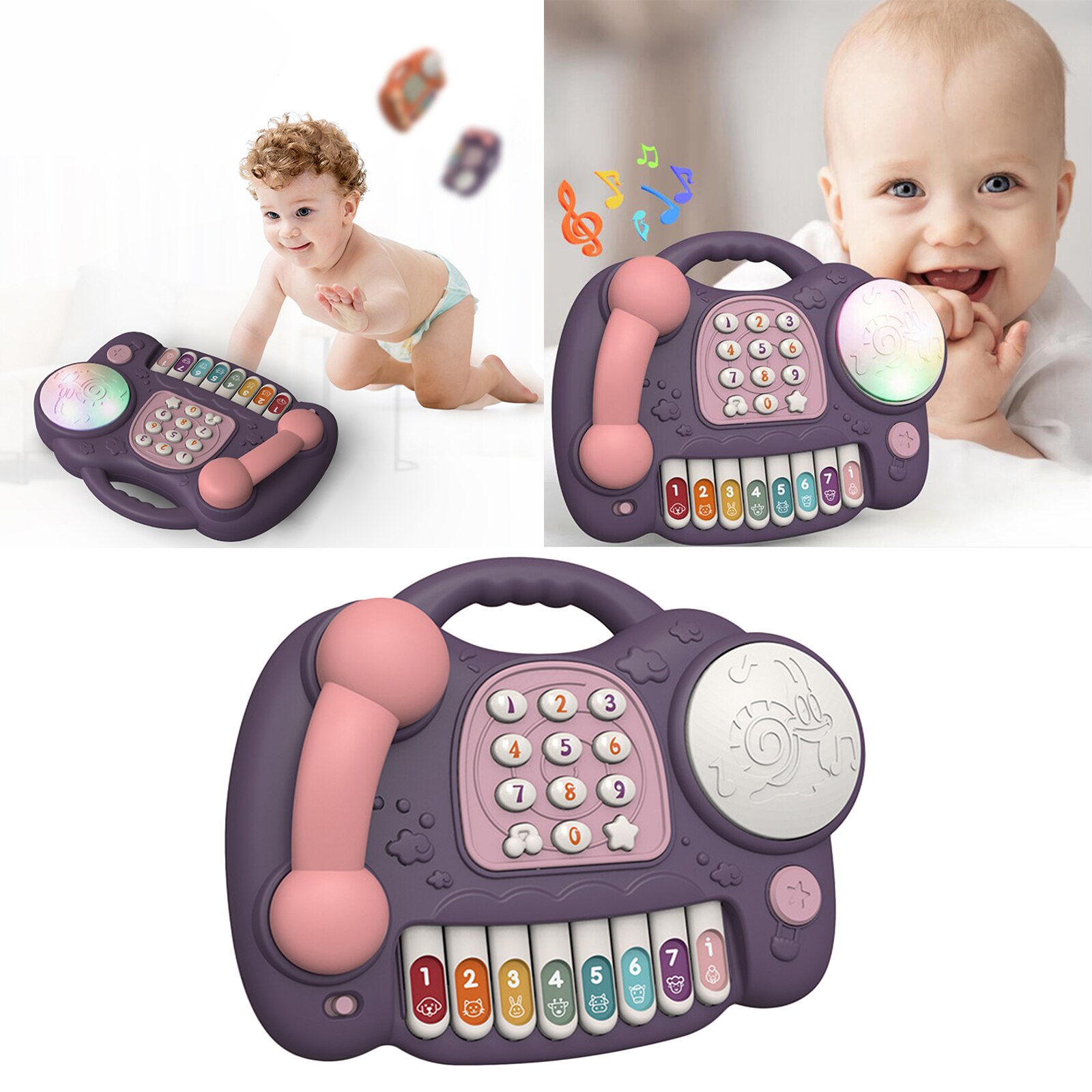 Enfant Simulation en plastique téléphone jouet enfants enfant éducatif