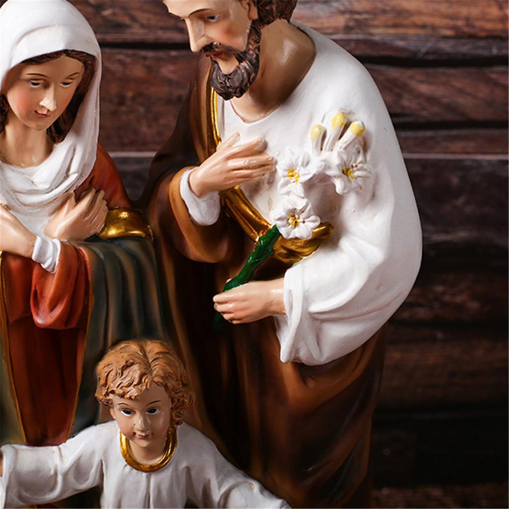 Jesus Decoration Religious Resin Crafts Nativity Ornaments