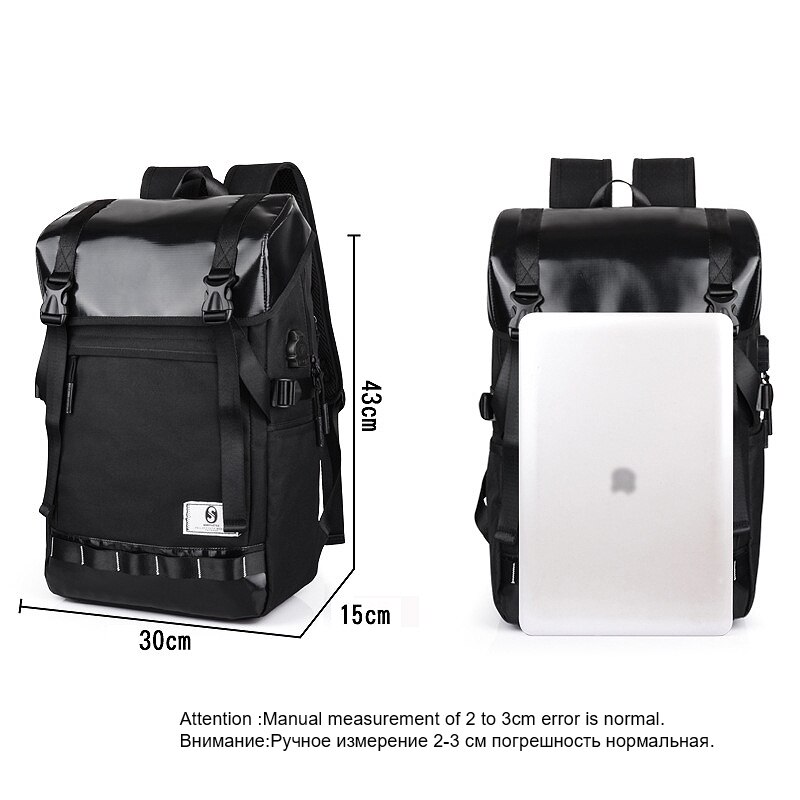 Backpack Anti theft 15.6/17 Inch Laptop Bag Male Backpack Waterproof Backbag Large School Mochila Cool Bag PRAJNA