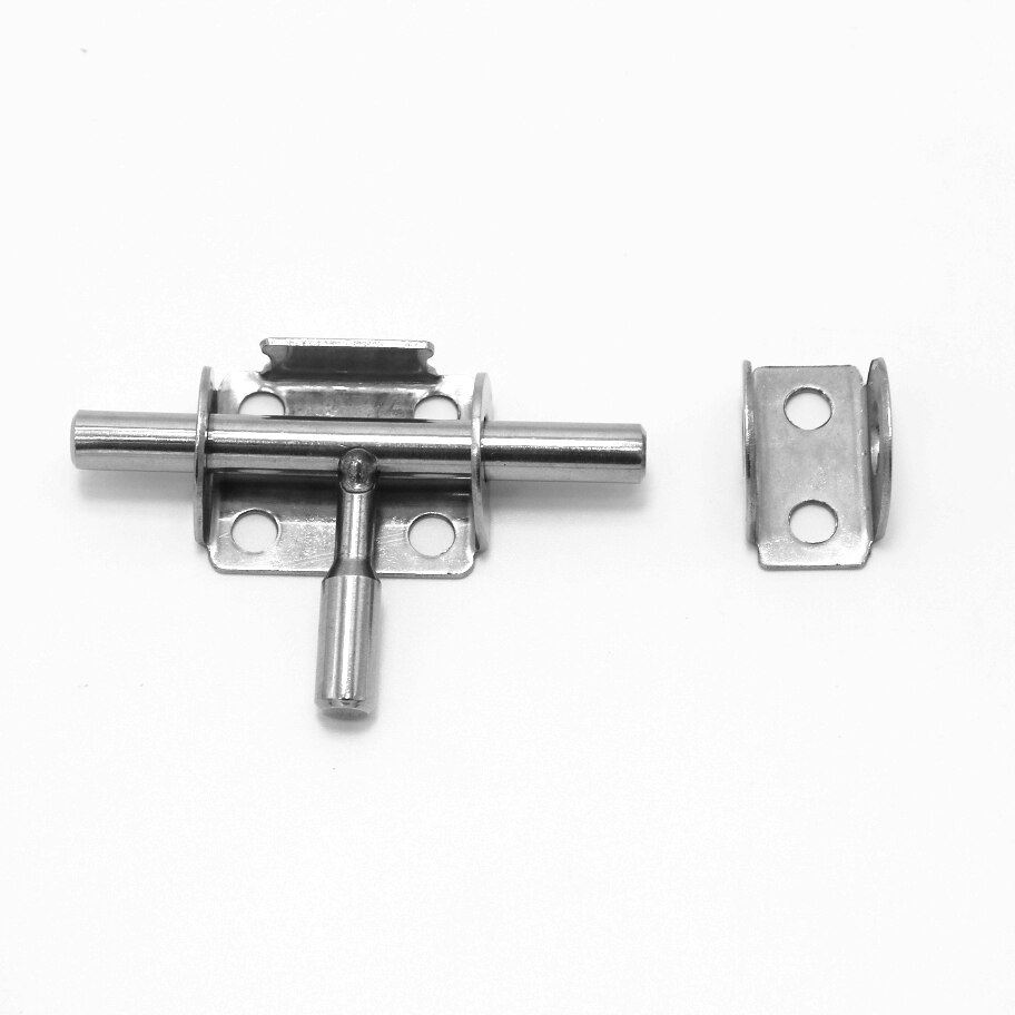 1Pc Slide Bolt Gate Latch Heavy Duty Premium Safety Stainless Steel Barrel Bolt Gate Latch Door Lock Window Latch Door Bolts