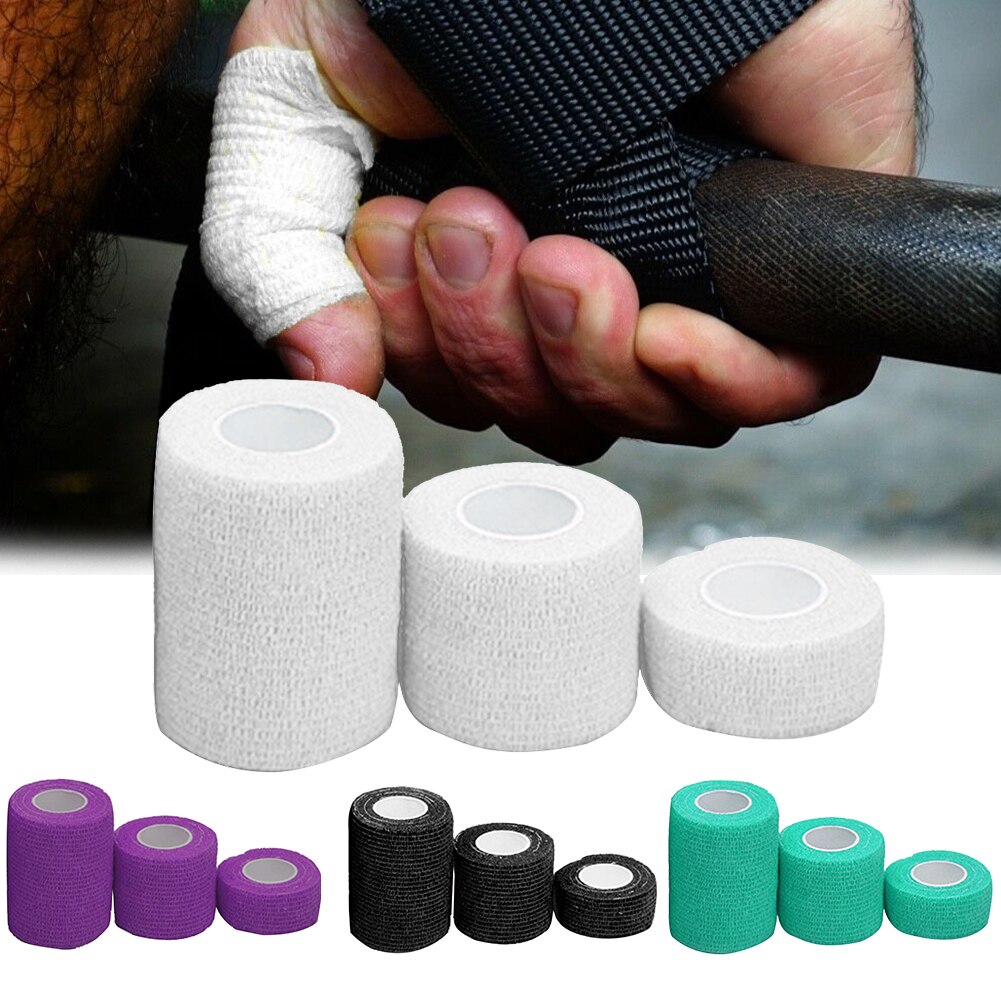 3Pcs Bandage Care Knie Atletische Gewichtheffen Letsel Vinger Stam Pijn Duim Sport Tape Spieren Elastische Zelf Hechting