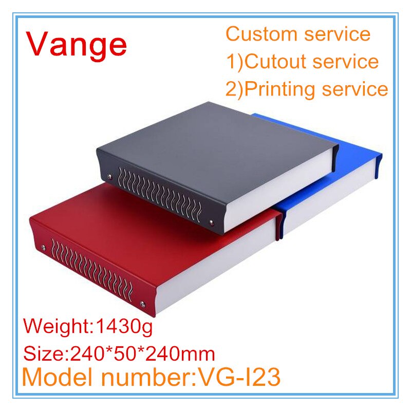 1pcs/lot sheet metal project cases electronics housing 240*50*240mm iron enclosures diy apparatus for signal repeater device