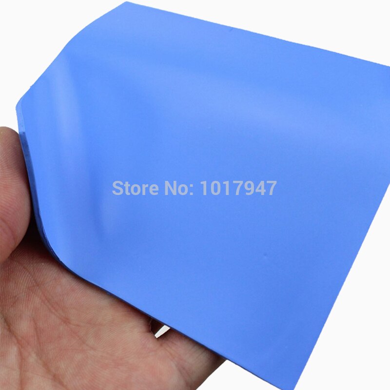 50 Pieces 100x100x0.5mm GPU CPU Heatsink Cooling Thermal Conductive Silicone Pad 0.5mm