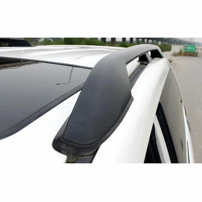 Roof Rack Rail End Cover, 4Pcs Roof Rack Cover Shell Cap Replacement for Toyota Land Cruiser Prado Fj120 2003 - 2007 C