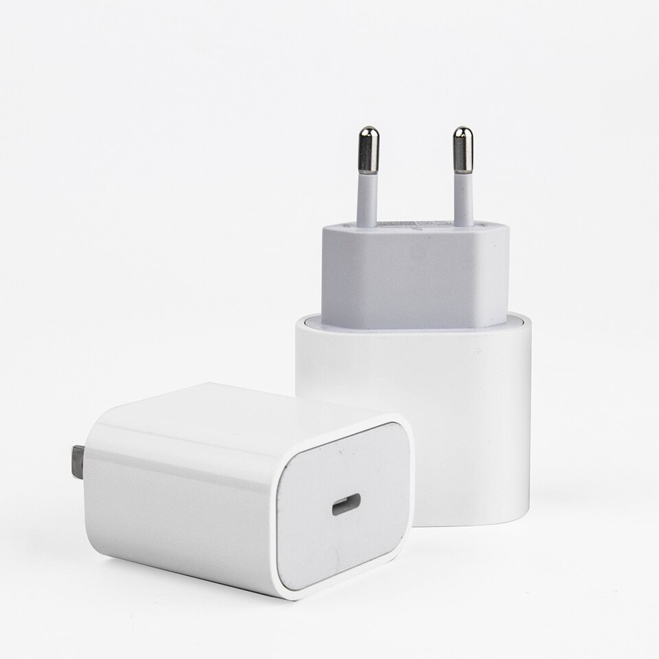 20W Fast Charging PD USB C Charger For iPhone 13 12 11 Pro Max Samsung S22 Huawei Xiaomi Power Adapter US EU Plug PD Type C Port