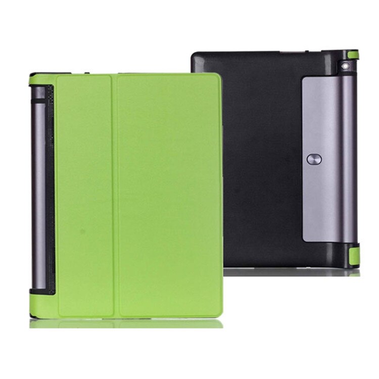 Cover til lenovo yoga tab 3 yt3-x50f yt3-x50l 10.1 tommer pu læder tablet cover cover til lenovo yoga tab 3 yt3-x50f x50l x50m: Grøn