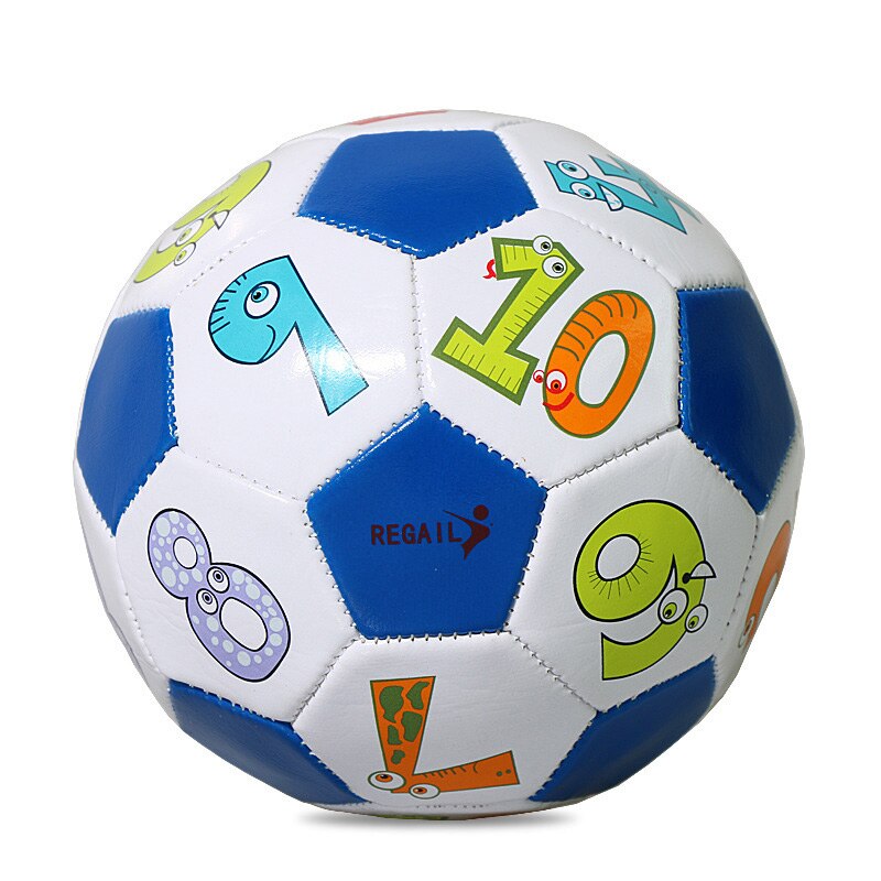 Size 2 Kids Football Soccer Ball Inflatable Training Balls for Children Outdoor Play Kid Sport Match Watermelon Pattern: number