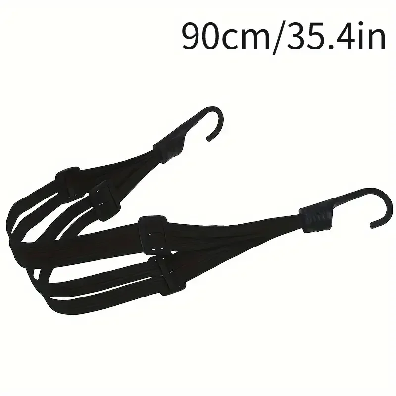 1pc elastiska motorcykelväskor med säkerhetskrok - mångsidig hjälmnätväxeltransport hållbar och elegant för dagliga resor: Default Title