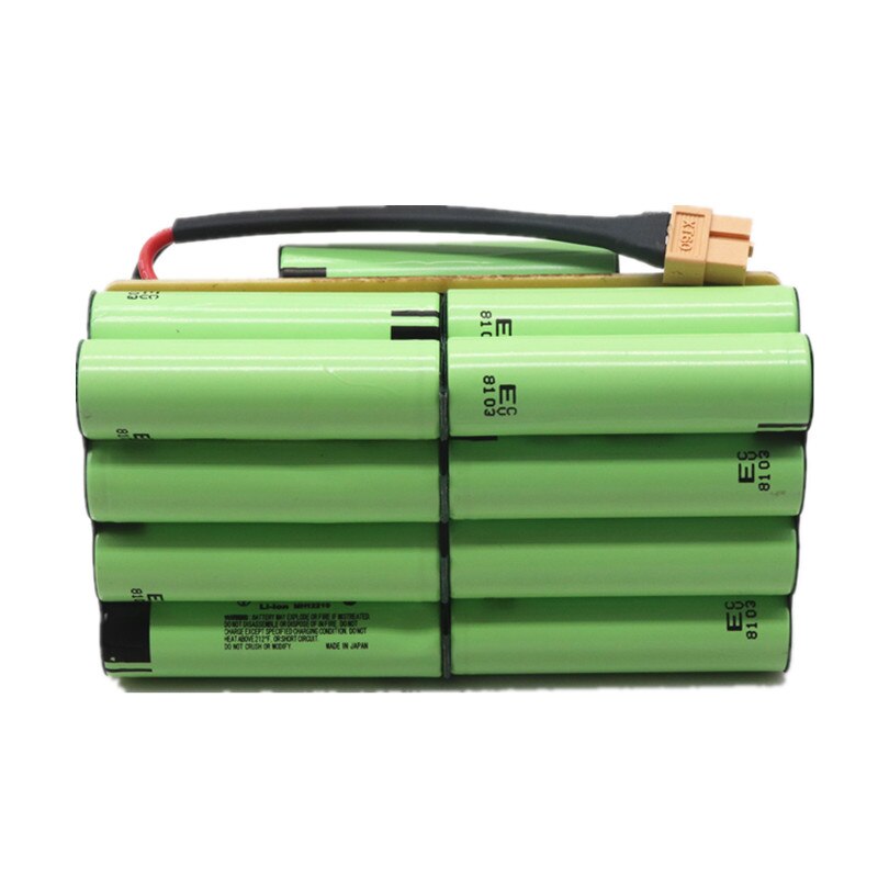 Batterie Lithium-ion Rechargeable 36V 4,4 Ah - Pour Scooter électrique, Hoverboard, Vélo électrique - Tension 36V, Capacité 4400 MAh - Avec BMS De Protection - Dimensions 134x75x58 Mm - 9