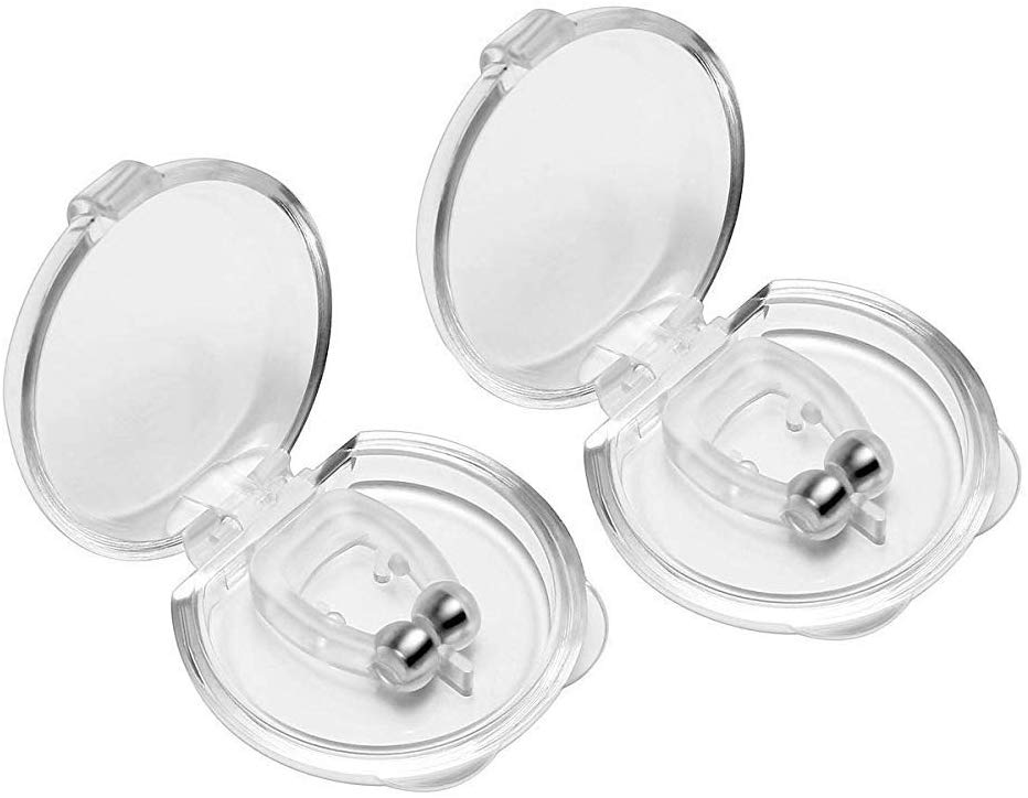 Pinzas nasales antironquidos de silicona, portátiles, para respirar, alivia los ronquidos, ayuda a evitar los ronquidos para dormir mejor, 1 Uds.