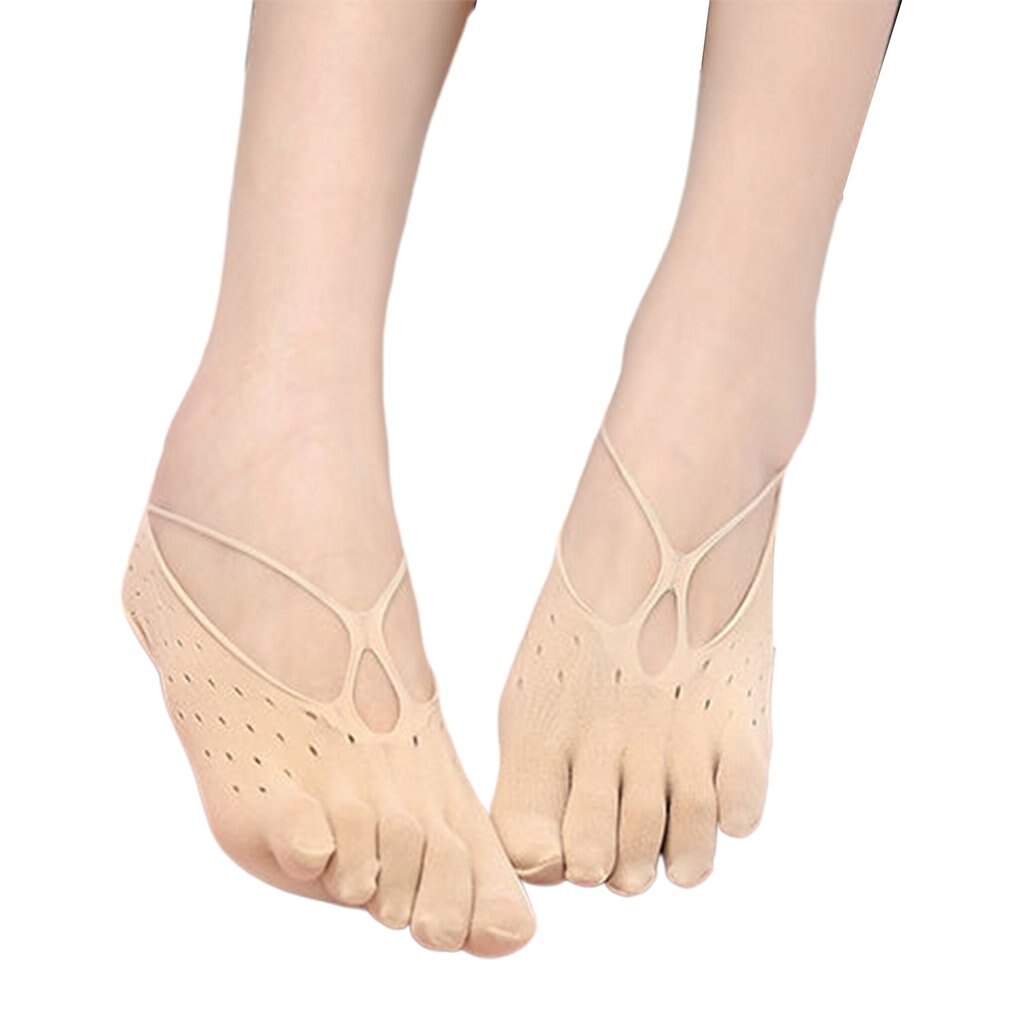Women Orthopedic Compression Socks Ultra Low Cut Liner Slippers Invisibility For Women Five Toe Socks: 2