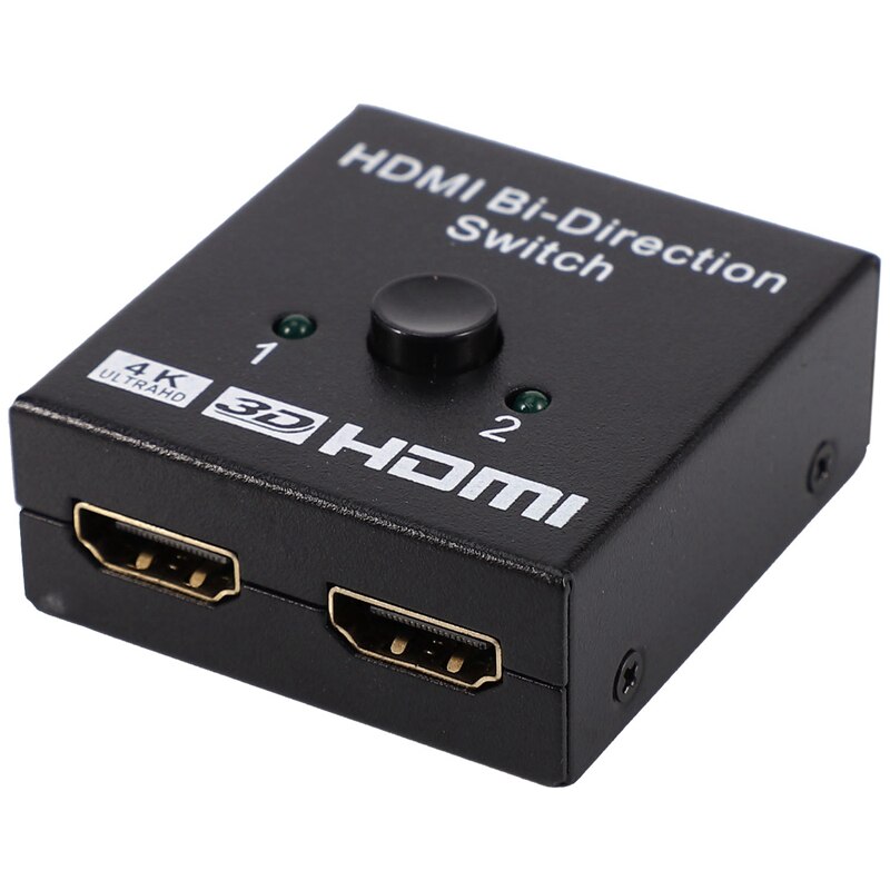 HDMI 2.0 Bi-Direction Switch 1080P 3D 4Kx2K HDMI Switcher 2X1 or 1X2 HDMI Splitter Switch for DVD HDTV PS3 PS4 NS Switch