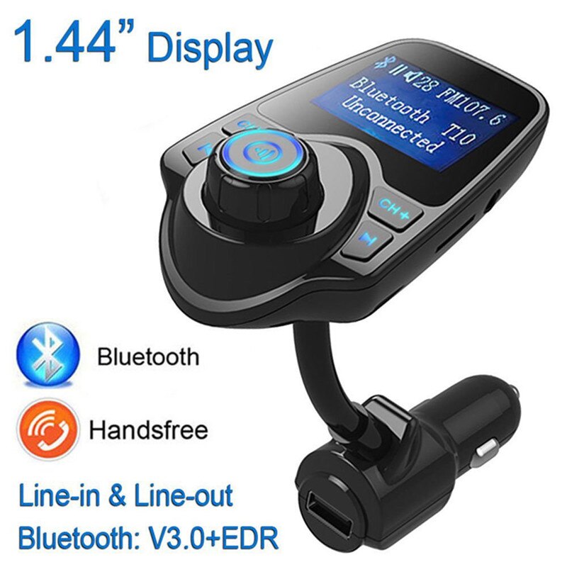 Wireless FM Modulator Car Kit Car MP3 Audio Player Bluetooth-compatible FM Transmitter HandsFree USB Car-Charger Transmittter FM