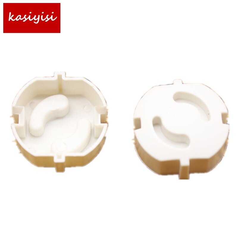 Couvercle de protection pour prise de courant ABS blanc, 100 pièces/lot, pour bébé