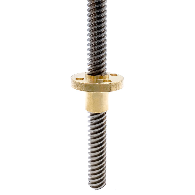 Blei Schraube T8 550mm Linearführung 3D Drucker Teile spiralförmig Tonhöhe 1mm 2mm 4mm 8mm 10mm 12mm 14mm Trapez Schrauben mit murmeln