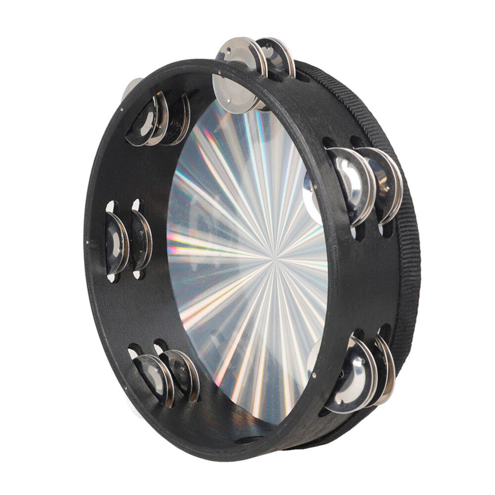 1pc Musical Hand Drum Percussion Printed Bell Drum Handheld Musical Instrument