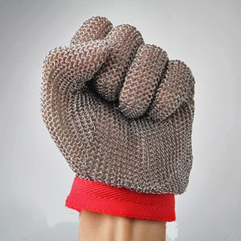 Stainless Steel Glove Cut Resistant Glove 304 Resistant Stainless Steel Wire Metal Mesh Kitchen Butcher Cut-Resistant