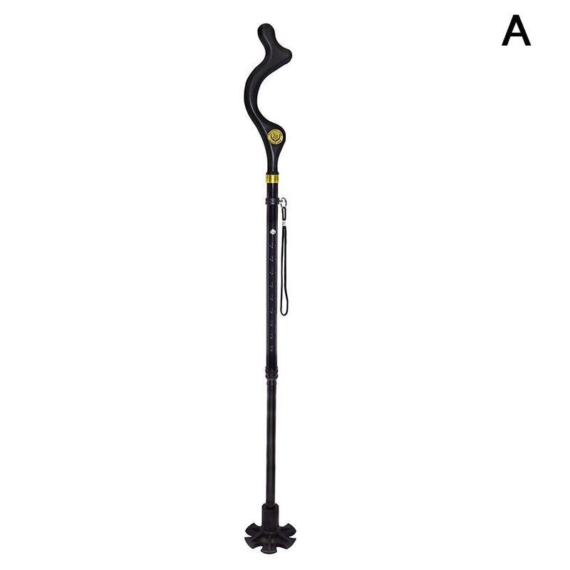 Falten/Teleskop Stock Spazierstock Stöcke Krücke Griff Wandern Ältere Wandern Spaziergang Stock Mit Gummi Tipps Schutz: A teleskopisch Typ
