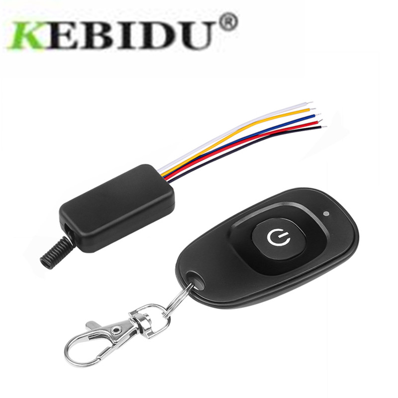 433Mhz DC5V-12V Power Switch LED Light Stick 1CH Relay Wireless RF Remote Control 433mhz Switch with Receiver Transmitter