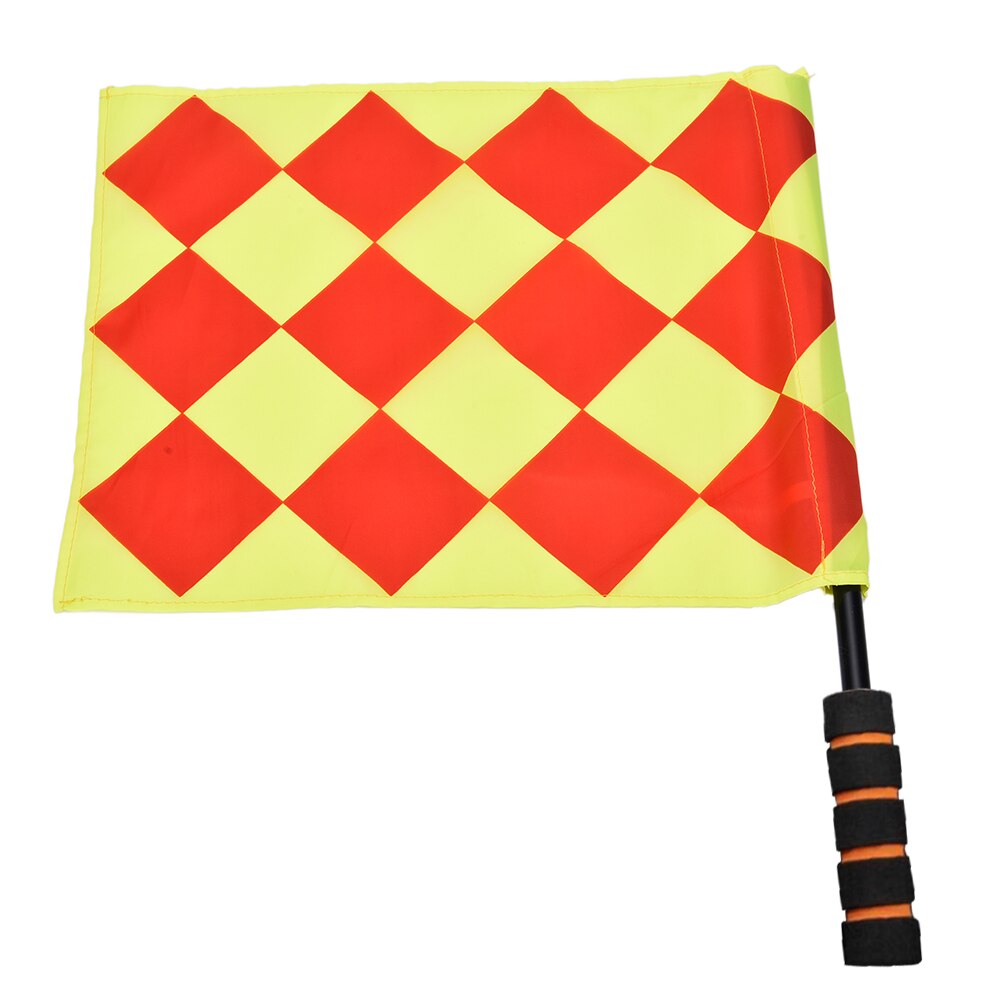 Soccer Referee Flag Fair Play Sports Match Football Linesman Flags Referee Equipment + Carry Bag