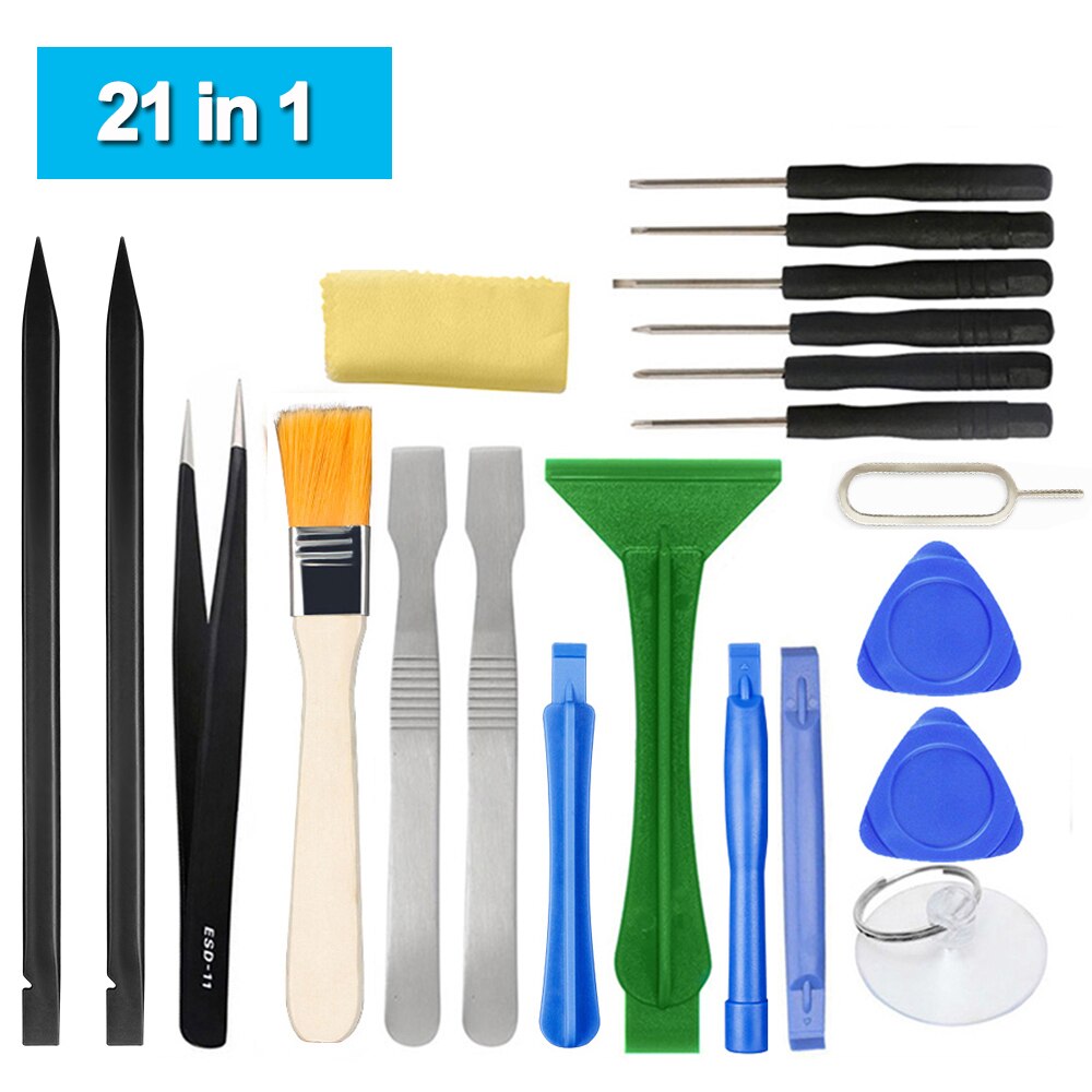 GZERMA 22 in 1 Mini Screwdriver Phone Screen Repair Tools Kit for Samsung Andriod Phone Battery Replacement Tools: 21 in 1