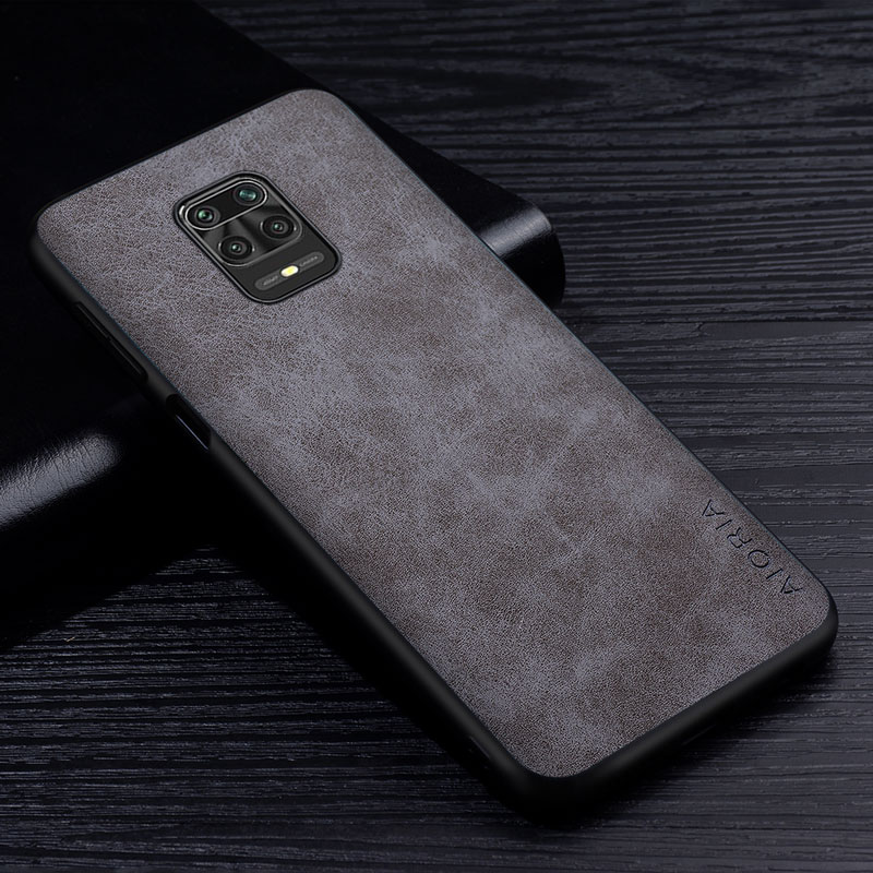 Capa de telefone de couro pu premium para xiaomi redmi note 9 pro 9s capa de cor sólida resistente a arranhões para redmi note 9 pro case: PE / CÉU AZUL