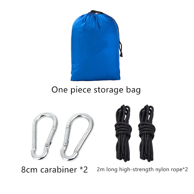 1Pcs Buiten Dubbele Hangmat Camping Parachute Doek Hangmat