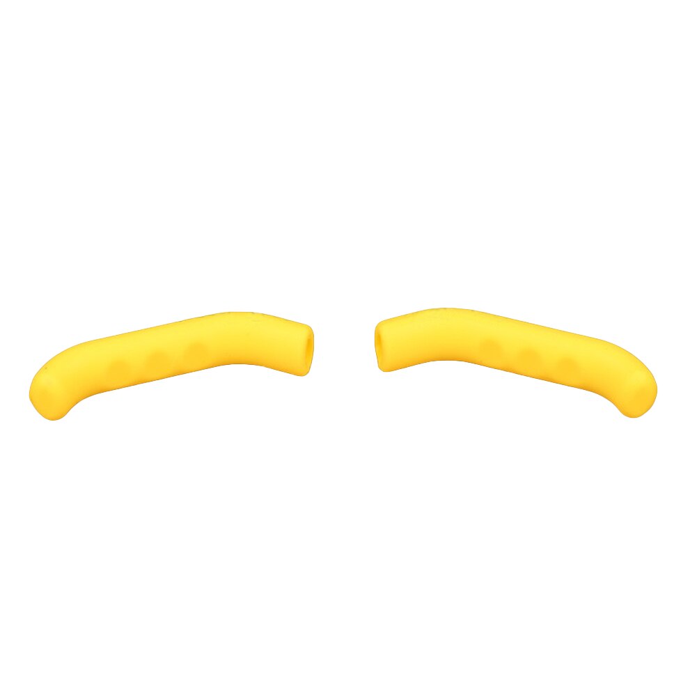 Zachte remhendel siliconen hoes mountainbike beschermhoes antislip: Geel