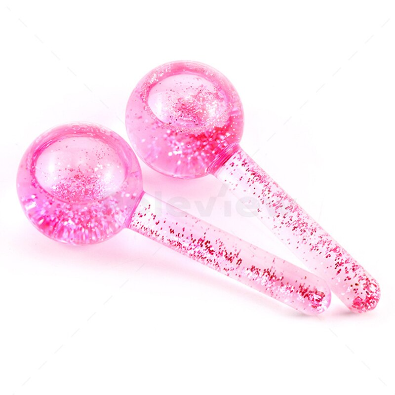 Beauty Ice Hockey Energy-bola de cristal para belleza, refrigeración Facial, ondas de hielo para masaje Facial y ocular