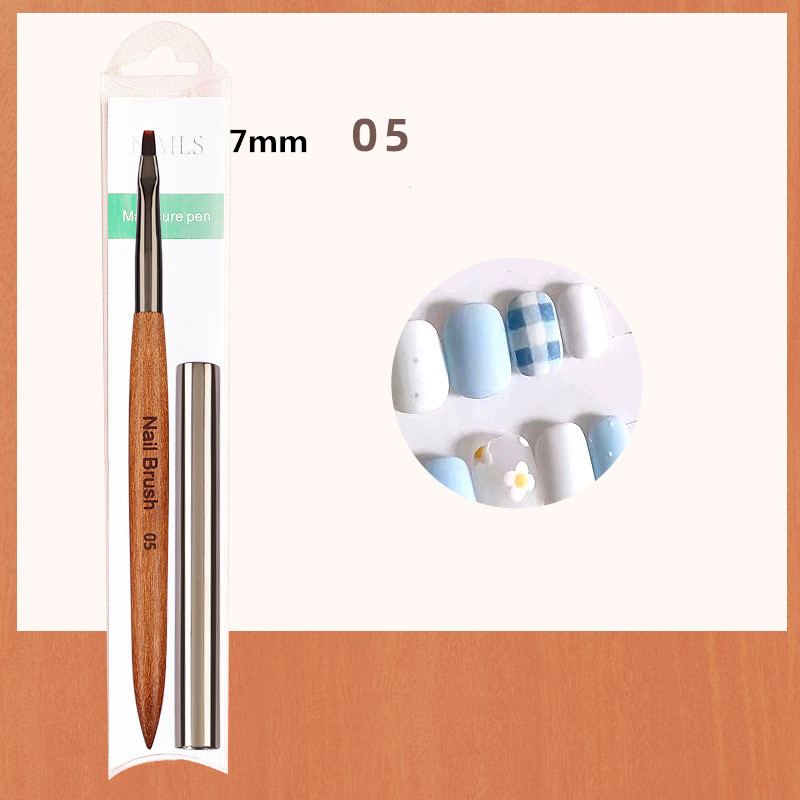 Juego de pinceles para decoración de uñas, 12 Uds., pincel para delineador de uñas, bolígrafo para pintar uñas, pinceles acrílicos para Gel UV, herramienta de manicura ombré de cristal, pincel para uñas