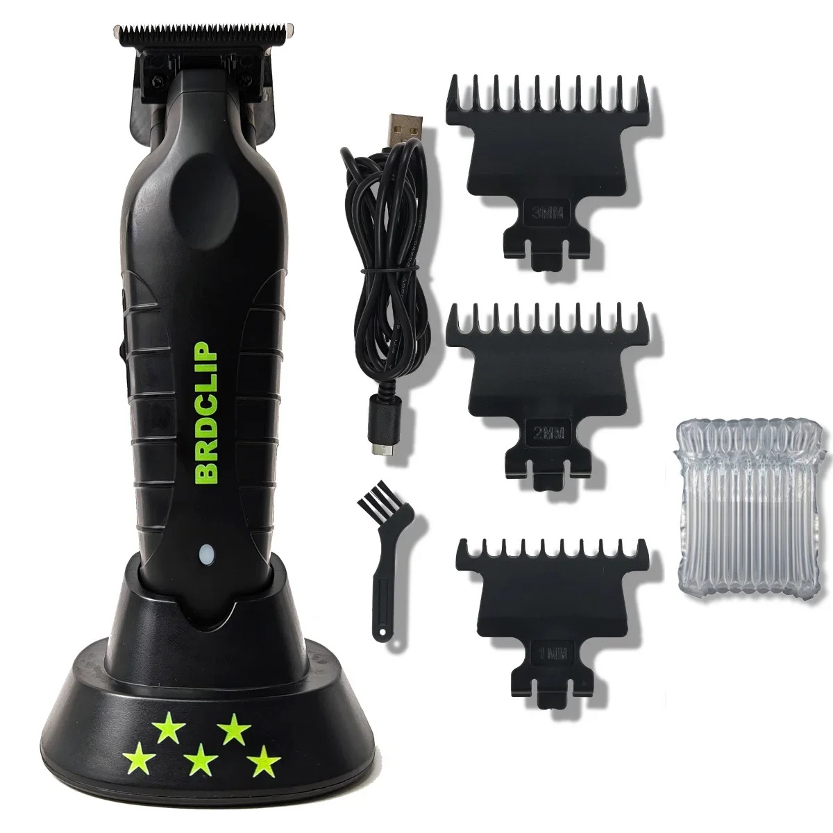 Professionele Elektrische Trimmer 7000 RPM Hoge snelheid Motor met Oplaadstation DLC Gecoat Mes Kappers Tondeuse 3 Kleuren Carving