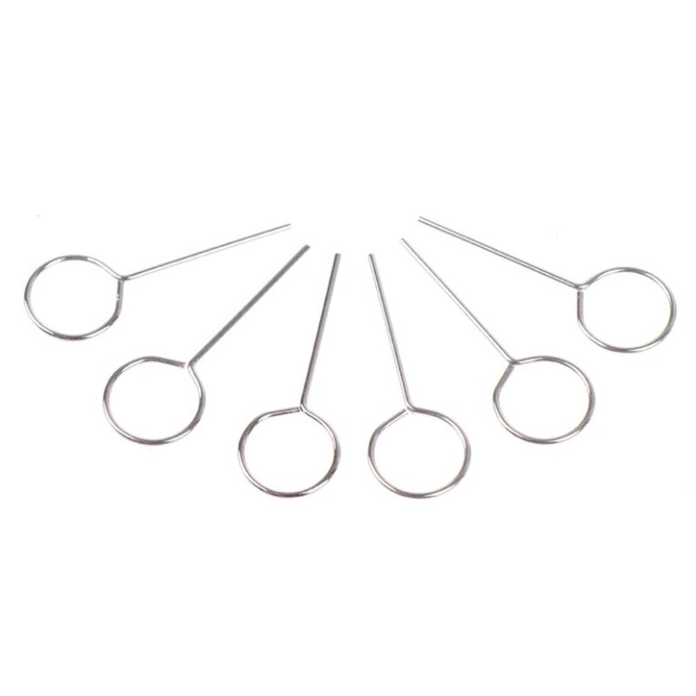 10Pcs/Set Mobile Phone Card Pin Sim Card Tray Ejector Smartphone Pin Mobile Phone Removal Card Pin Accessories