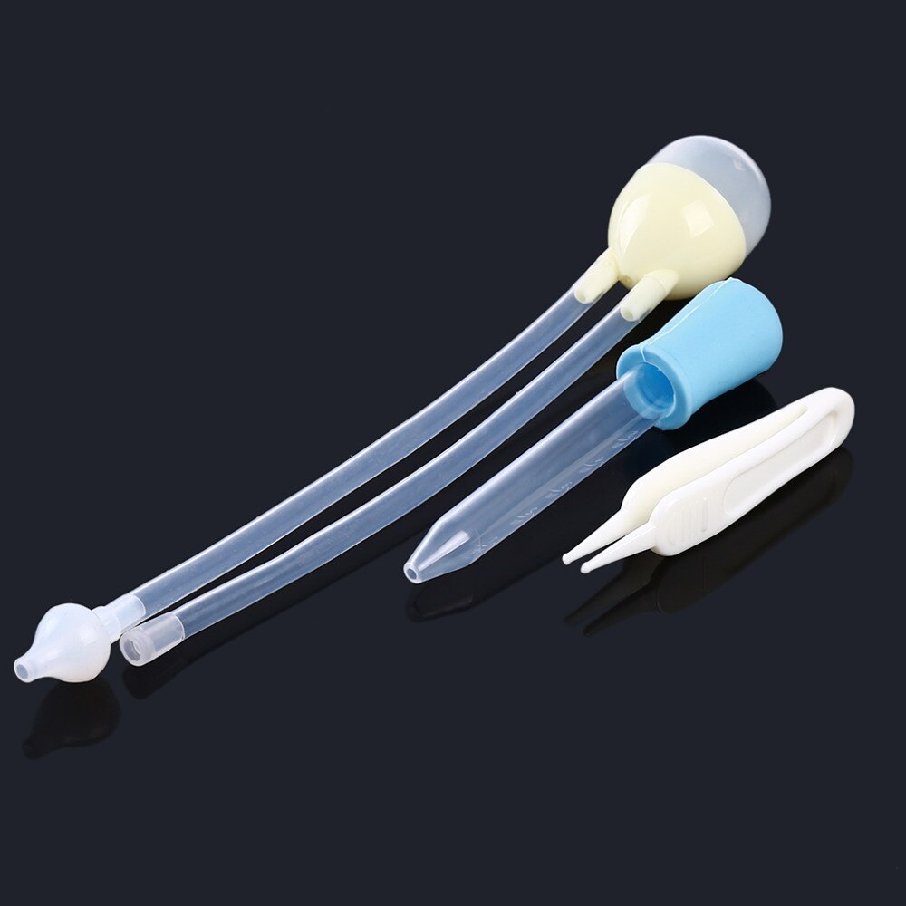 3 unids/set aspirador Nasal de bebé de recién nacido vacío Nasal limpiador mocos Set de ventosas bebés oído accesorios para lavado de cuidado de bebé