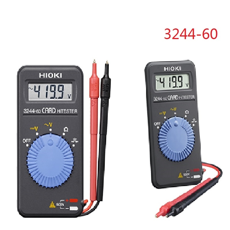 HIOKI 3244-60 Card HiTester Digital Multimeter Auto-ranging Portable Pocket Mini Multimeter